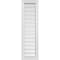 Ekena Millwork Vertical Surface Mount PVC Gable Vent: Functional, w/ 2"W x 2"P Brickmould Sill Frame, 12"W x 42"H GVPVE12X4203SF - alternate 1